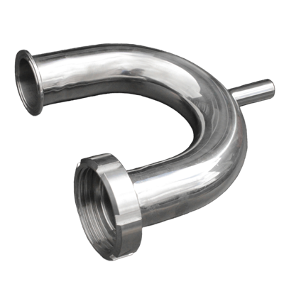 SS Vat U Bend 180 RJT Ferrule 19mm Drain