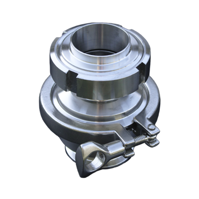 SS NRV with RJT Union 50mm Ferruled one end viton oring